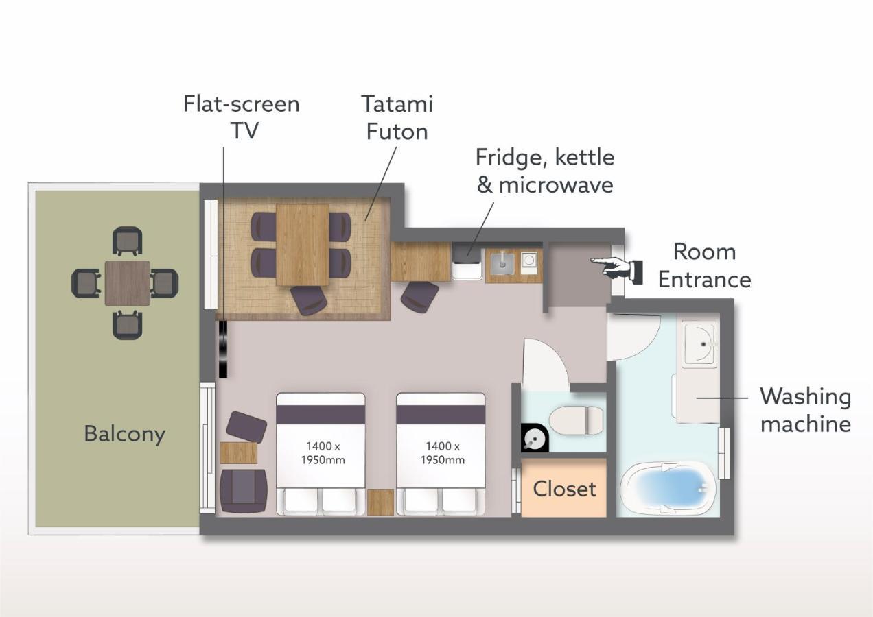 Ori Rokkaku Aparthotel Kyoto Exteriör bild